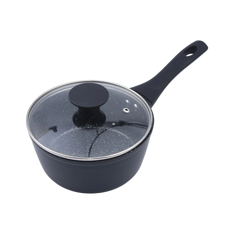Panela de molho reto de alumínio forjado