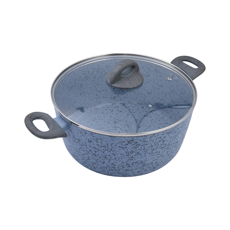 Caçarola de Alumínio Forjado com Granito Azul